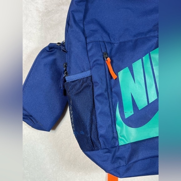 Nike Retro 72 Navy Green Classic Backpack Vintage - Picture 3 of 8